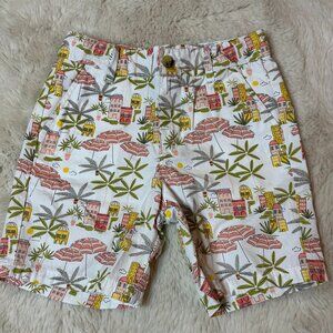 Janie and Jack Boys Destination Print Shorts - Size 6